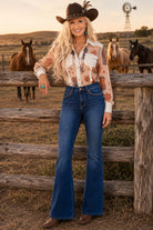 Lovervet by Vervet Tummy Control High Rise Full Length Bootcut Jeans in Effective-Jeans-Lovervet by Vervet-Deja Nu Boutique, Women's Fashion Boutique in Lampasas, Texas