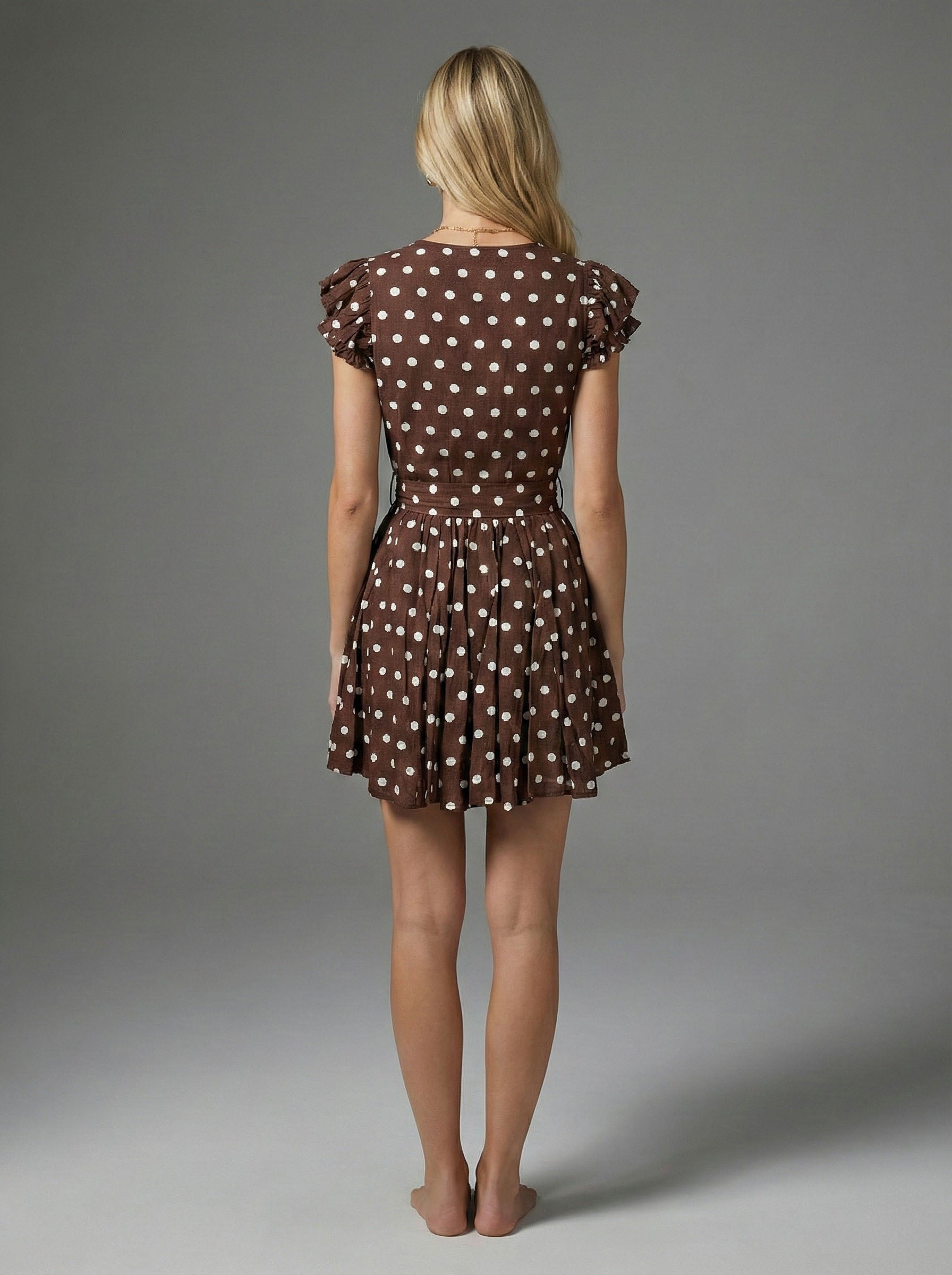Meet Me in Santorini Chestnut Moon Short Dress-mini dress-Meet Me in Santorini-Deja Nu Boutique, Women's Fashion Boutique in Lampasas, Texas