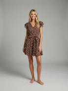 Meet Me in Santorini Chestnut Moon Short Dress-mini dress-Meet Me in Santorini-Deja Nu Boutique, Women's Fashion Boutique in Lampasas, Texas
