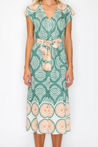 Meet Me in Santorini Olive Shell Button Down Dress-Midi Dresses-Meet Me in Santorini-Deja Nu Boutique, Women's Fashion Boutique in Lampasas, Texas