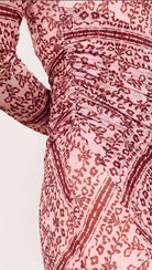 MINKPINK Jolene Pink Paisley Mesh Midi Dress-Midi Dresses-MINKPINK-Deja Nu Boutique, Women's Fashion Boutique in Lampasas, Texas