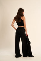 Molly Bracken Gabrielle Monalisa Black Wide Leg Pants-Pants-Gabrielle-Deja Nu Boutique, Women's Fashion Boutique in Lampasas, Texas