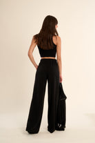 Molly Bracken Gabrielle Monalisa Black Wide Leg Pants-Pants-Gabrielle-Deja Nu Boutique, Women's Fashion Boutique in Lampasas, Texas