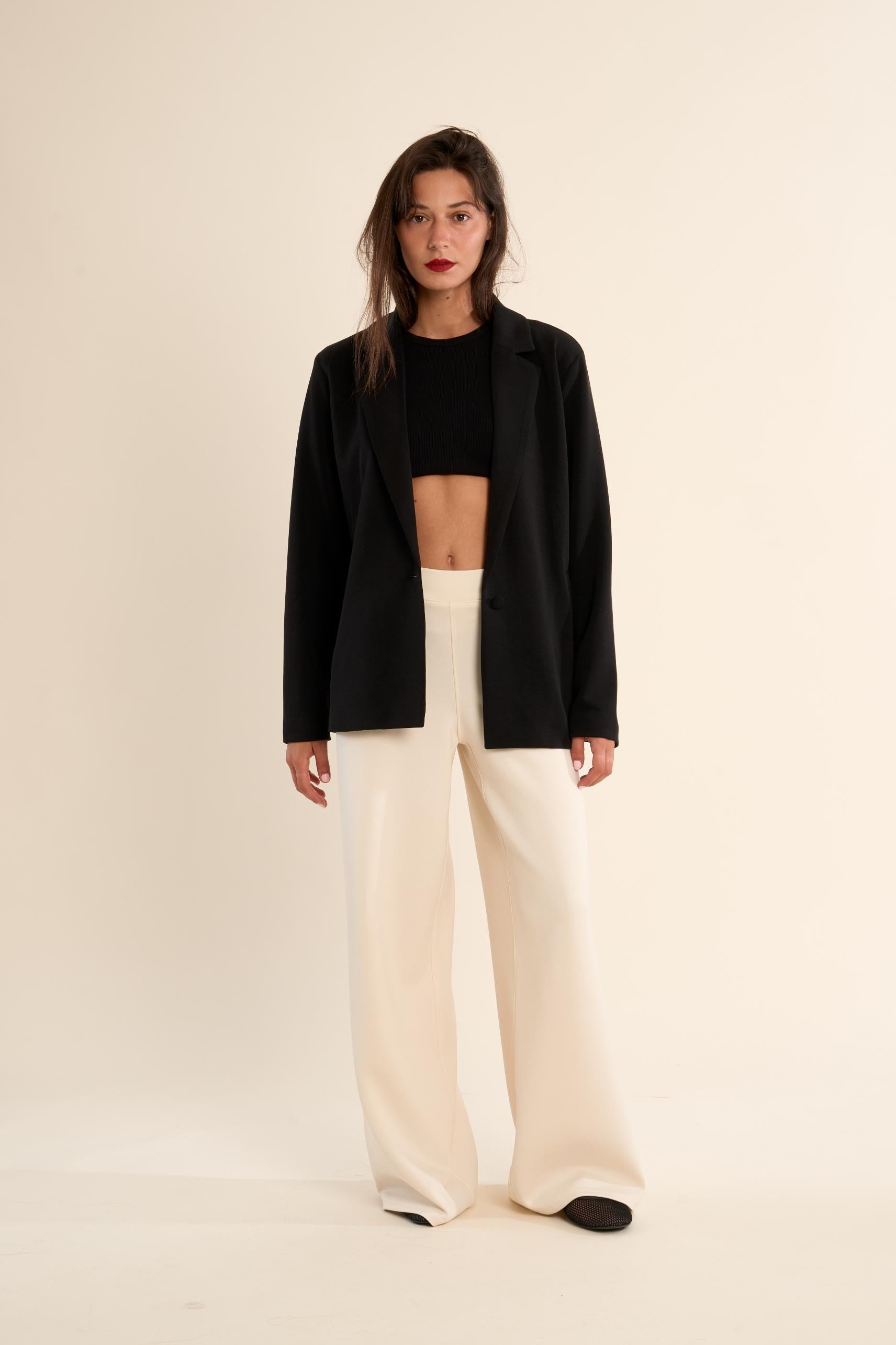 Molly Bracken Gabrielle Paloma Black Blazer-Blazers-Gabrielle-Deja Nu Boutique, Women's Fashion Boutique in Lampasas, Texas