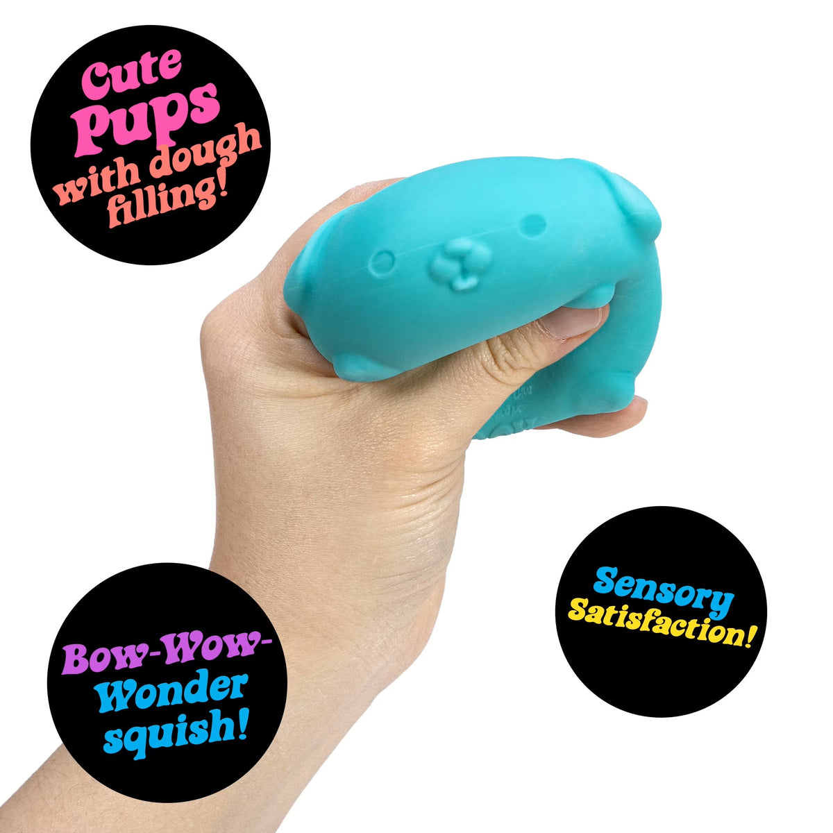 Schylling® NeeDoh Funky Pup Squishy Toy Puppy Sensory Fidget-Fidget & Sensory Toys-NeeDoh-Deja Nu Boutique, Women's Fashion Boutique in Lampasas, Texas