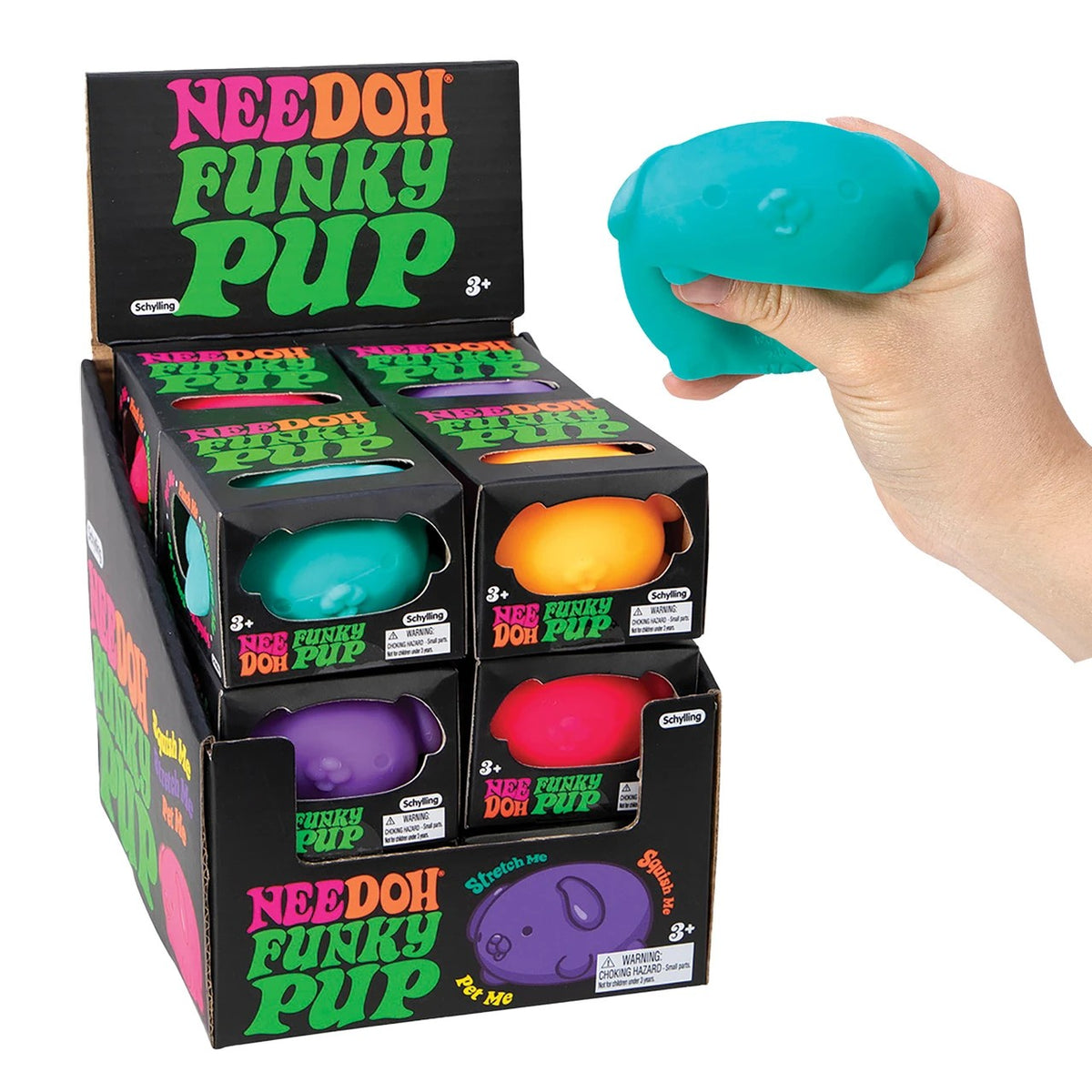 Schylling® NeeDoh Funky Pup Squishy Toy Puppy Sensory Fidget-Fidget & Sensory Toys-NeeDoh-Deja Nu Boutique, Women's Fashion Boutique in Lampasas, Texas