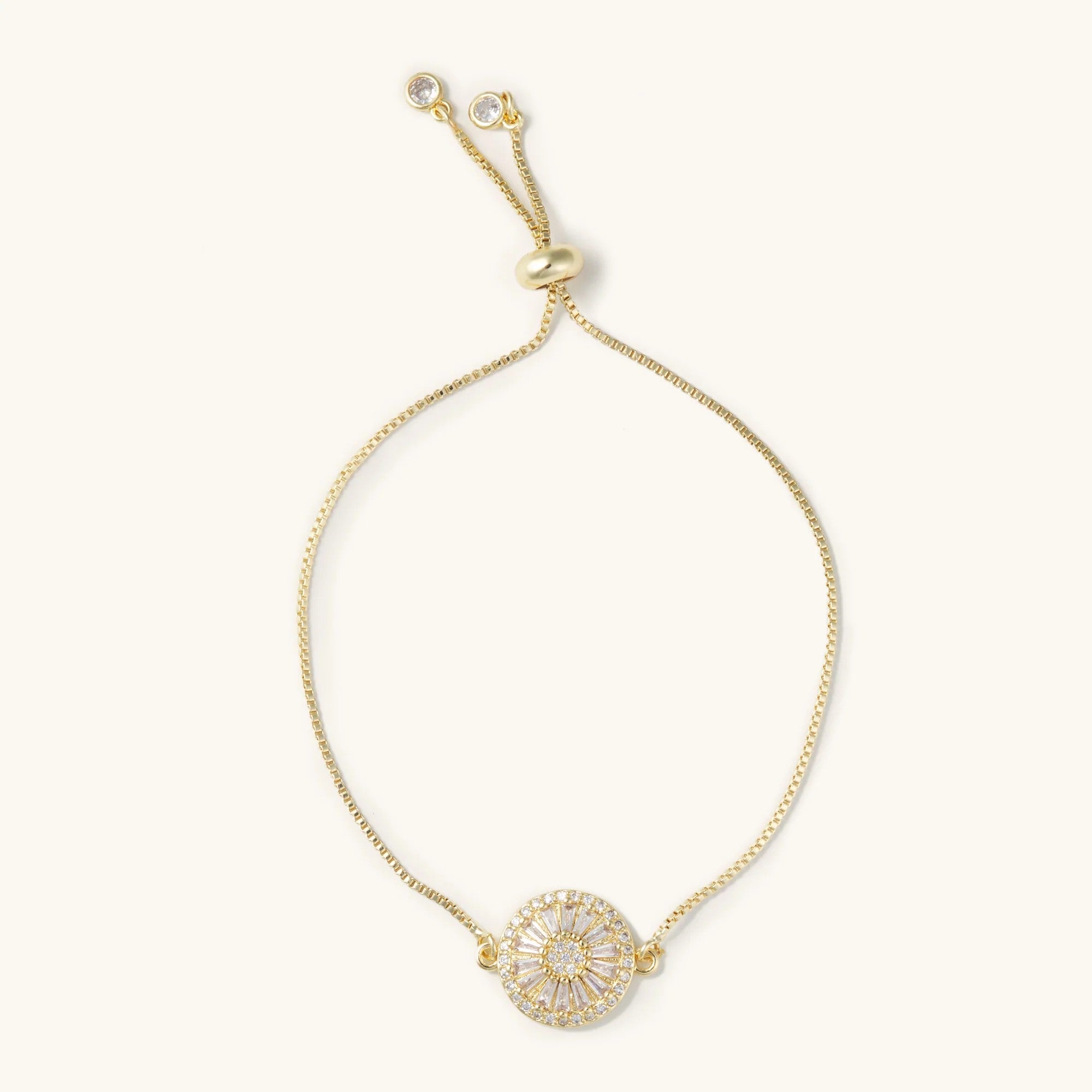 Nikki Smith Antique Gold Crystal Slider Bracelet-Bracelets-Nikki Smith-Deja Nu Boutique, Women's Fashion Boutique in Lampasas, Texas
