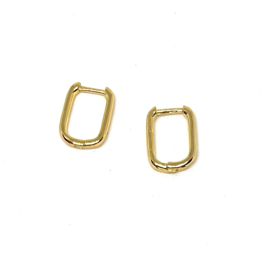 Nikki Smith Cara Clip Gold Hoops-Earrings-Nikki Smith-Deja Nu Boutique, Women's Fashion Boutique in Lampasas, Texas