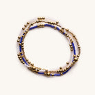 Nikki Smith Game Day Bracelet Set - Blue-Bracelets-Nikki Smith-Deja Nu Boutique, Women's Fashion Boutique in Lampasas, Texas