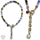 Pink Panache Multi-Color Bead Necklace with Austrian Crystal-Necklace-Pink Panache-Deja Nu Boutique, Women's Fashion Boutique in Lampasas, Texas
