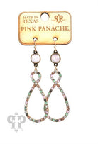 Pink Panache Rhinestone Infinity Earrings with Austrian Crystal-Earrings-Pink Panache-Deja Nu Boutique, Women's Fashion Boutique in Lampasas, Texas