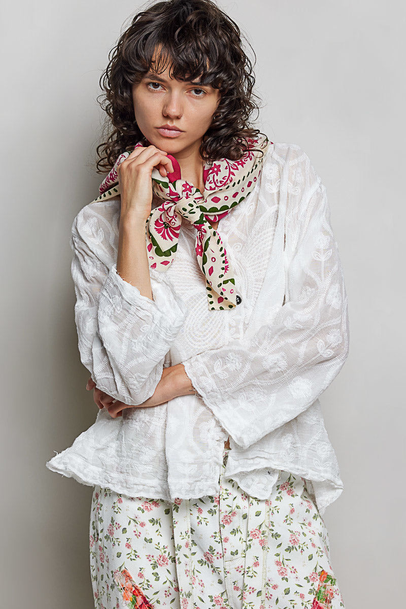 POL Hand Block Print Cotton Scarf-Scarf-POL-Deja Nu Boutique, Women's Fashion Boutique in Lampasas, Texas