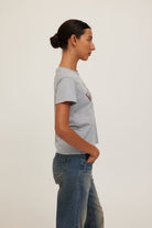 Project Social T Keep Walking Tee in Smokey Blue-Graphic Tees-Project Social T-Deja Nu Boutique, Women's Fashion Boutique in Lampasas, Texas