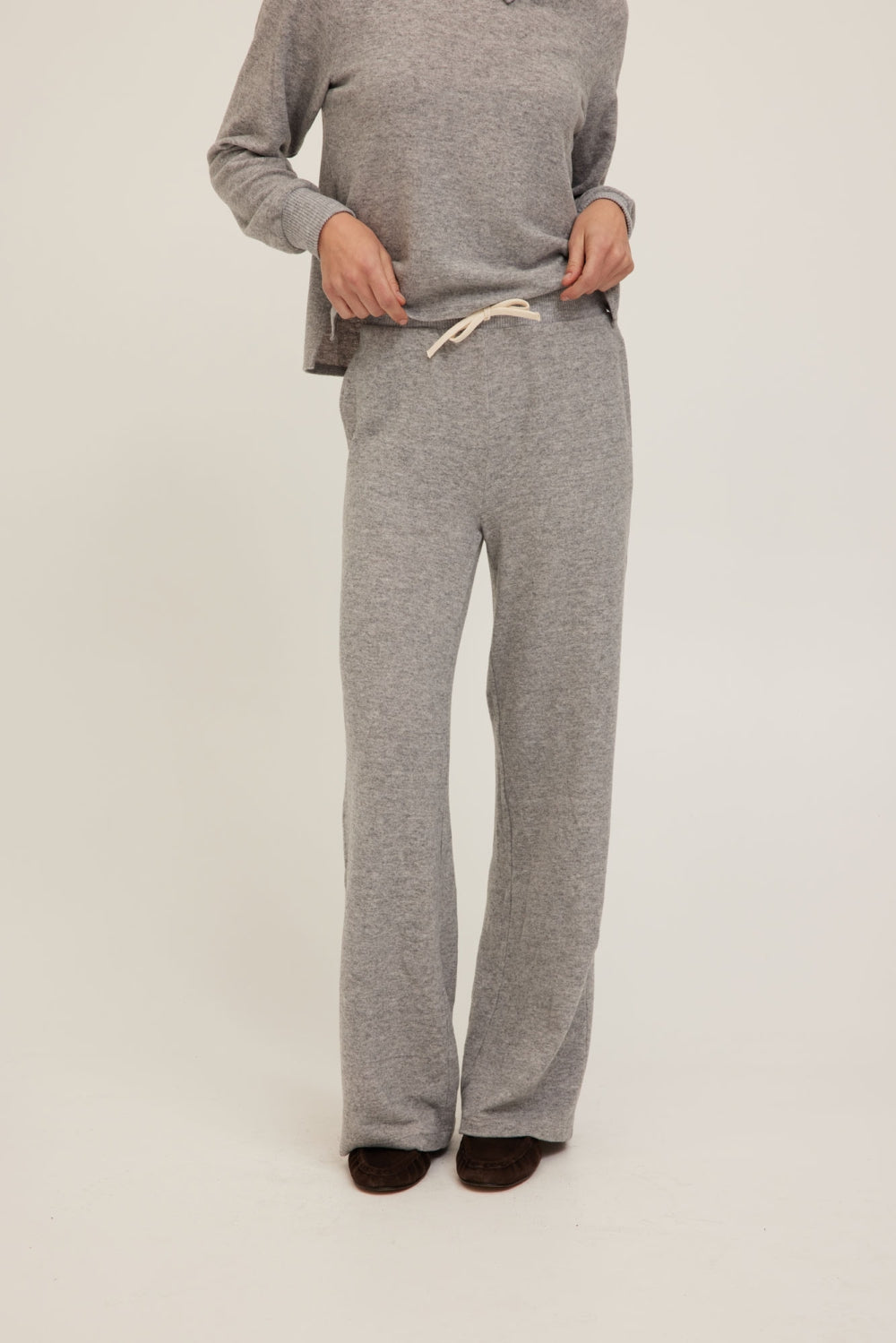 Project Social T Slow Morning Pant in Heather Grey-Lounge Wear-Project Social T-Deja Nu Boutique, Women's Fashion Boutique in Lampasas, Texas