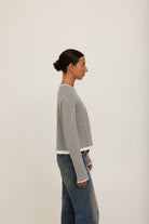 Project Social T West Coast Longsleeve in Heather Grey-Tops-Project Social T-Deja Nu Boutique, Women's Fashion Boutique in Lampasas, Texas