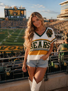 Queen of Sparkles Licensed Baylor Double Mascot Sweater V-Neck Tank-tank-Queen Of Sparkles-Deja Nu Boutique, Women's Fashion Boutique in Lampasas, Texas