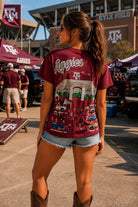 Queen of Sparkles Licensed Texas A&M Stadium Tailgate Party Tee-T-Shirts-Queen Of Sparkles-Deja Nu Boutique, Women's Fashion Boutique in Lampasas, Texas