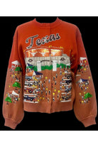 Queen of Sparkles Licensed Texas Stadium Tailgate Party Button Up Cardigan-Cardigans & Kimonos-Queen Of Sparkles-Deja Nu Boutique, Women's Fashion Boutique in Lampasas, Texas