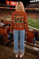Queen of Sparkles Licensed Texas Stadium Tailgate Party Button Up Cardigan-Cardigans & Kimonos-Queen Of Sparkles-Deja Nu Boutique, Women's Fashion Boutique in Lampasas, Texas