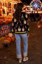 Queen of Sparkles Multi Candy Apples Sequin Button Up Cardigan-Cardigans & Kimonos-Queen Of Sparkles-Deja Nu Boutique, Women's Fashion Boutique in Lampasas, Texas