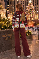 Queen of Sparkles Multi Rockefeller Center Button Up Cardigan-Cardigans & Kimonos-Queen Of Sparkles-Deja Nu Boutique, Women's Fashion Boutique in Lampasas, Texas