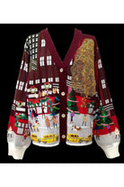 Queen of Sparkles Multi Rockefeller Center Button Up Cardigan-Cardigans & Kimonos-Queen Of Sparkles-Deja Nu Boutique, Women's Fashion Boutique in Lampasas, Texas