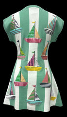 Queen of Sparkles Seafoam Striped Sailboat Knit Tank Dress-Dresses-Queen Of Sparkles-Deja Nu Boutique, Women's Fashion Boutique in Lampasas, Texas