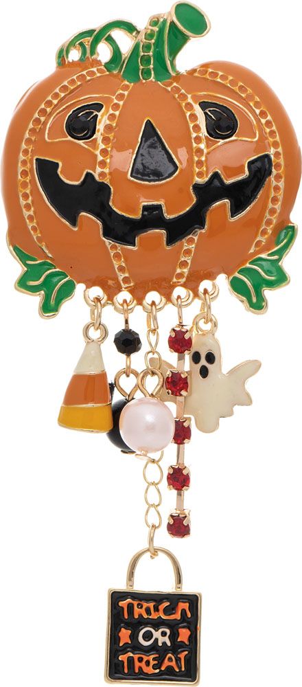 Rain Jewelry Collection Pumpkin Patch Halloween Pin-pin-Rain Jewelry Collection-Deja Nu Boutique, Women's Fashion Boutique in Lampasas, Texas