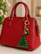 Rhinestone Christmas Tree Purse Charm & Keychain-purse charm-Deja Nu-Deja Nu Boutique, Women's Fashion Boutique in Lampasas, Texas