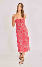 Sadie & Sage Firecracker Midi Dress – Red Multi-Midi Dresses-Sadie & Sage-Deja Nu Boutique, Women's Fashion Boutique in Lampasas, Texas