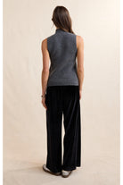 Sadie & Sage Shelby Embellished Sweater Vest in Charcoal-Vest-Sadie & Sage-Deja Nu Boutique, Women's Fashion Boutique in Lampasas, Texas