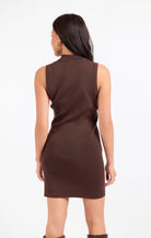 Sadie & Sage Going Places Mini Dress in Chocolate-mini dress-Sadie & Sage-Deja Nu Boutique, Women's Fashion Boutique in Lampasas, Texas