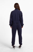 Sage the Label Bike Ride Joggers in Navy Ivory-Joggers-Sage The Label-Deja Nu Boutique, Women's Fashion Boutique in Lampasas, Texas