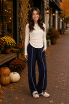Sage the Label Esther Crew Neck Top in Ivory-Tops-Sage The Label-Deja Nu Boutique, Women's Fashion Boutique in Lampasas, Texas