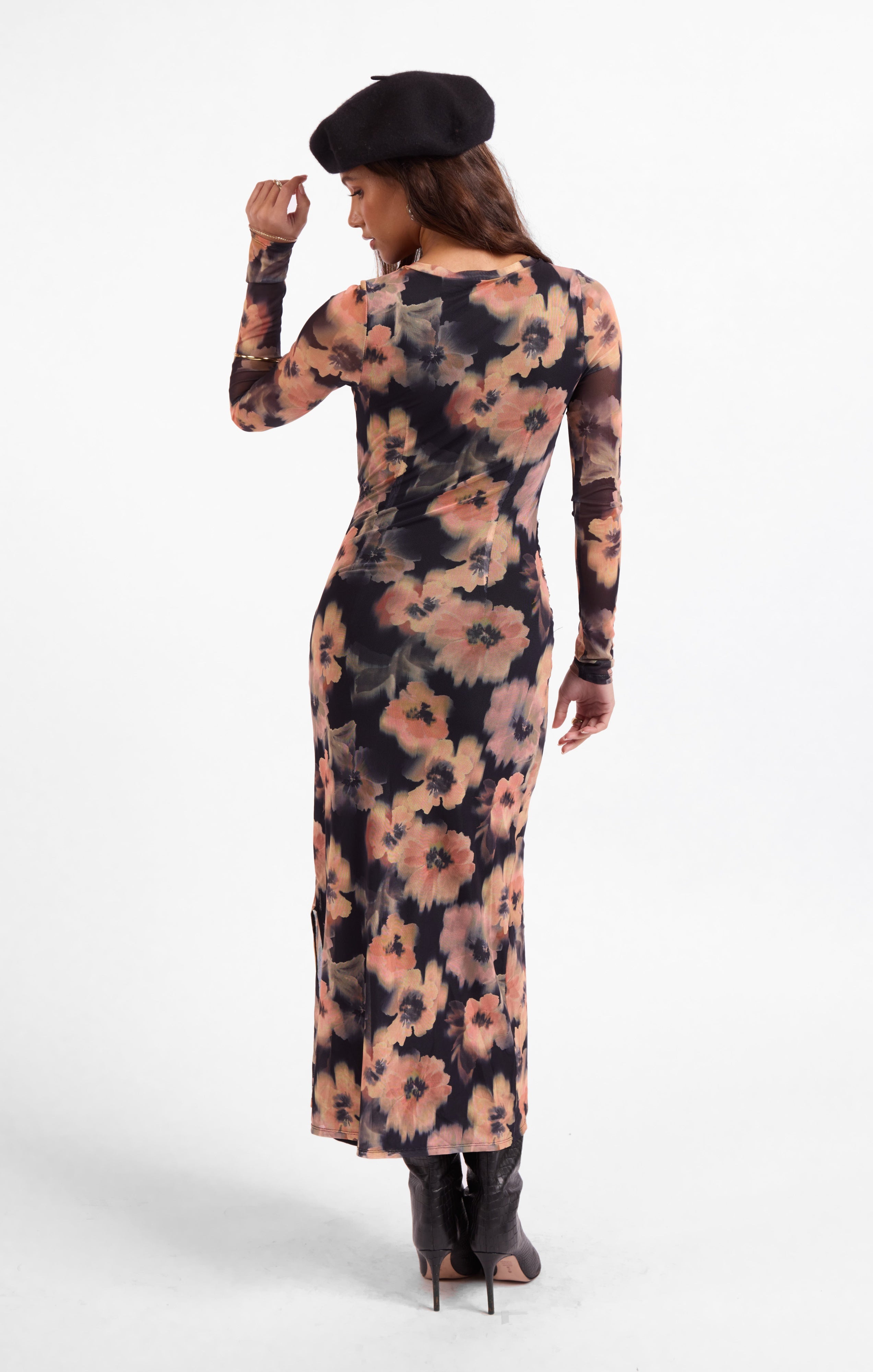 Sage the Label Garden Grit Maxi Dress in Black Multi-Maxi Dresses-Sage The Label-Deja Nu Boutique, Women's Fashion Boutique in Lampasas, Texas