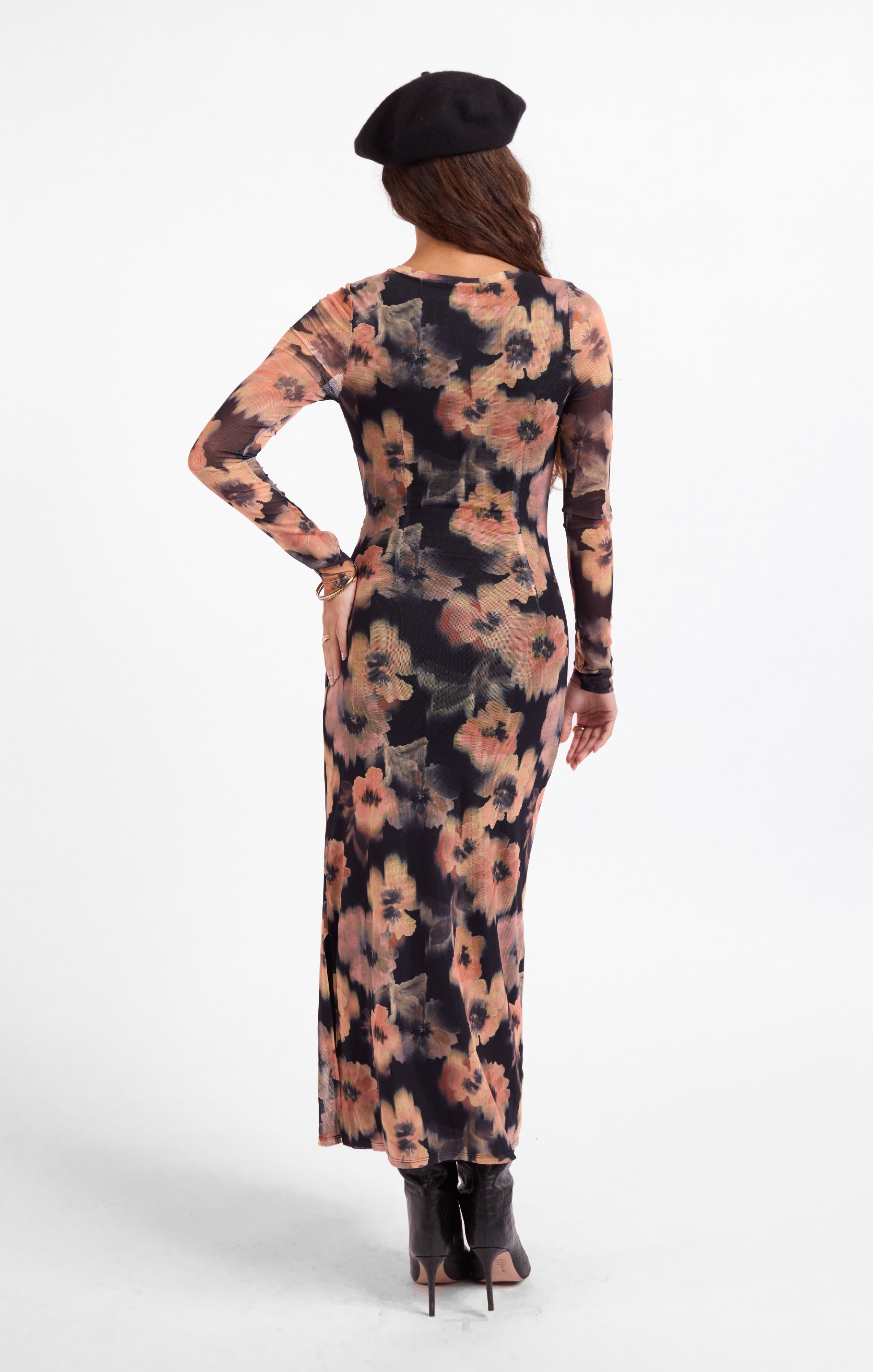 Sage the Label Garden Grit Maxi Dress in Black Multi-Maxi Dresses-Sage The Label-Deja Nu Boutique, Women's Fashion Boutique in Lampasas, Texas