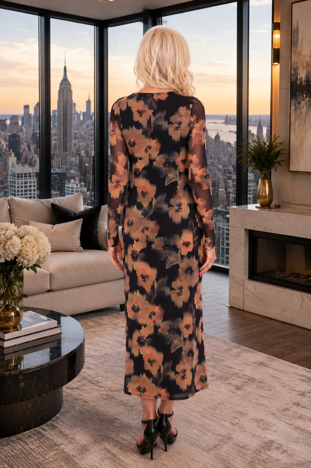 Sage the Label Garden Grit Maxi Dress in Black Multi-Maxi Dresses-Sage The Label-Deja Nu Boutique, Women's Fashion Boutique in Lampasas, Texas