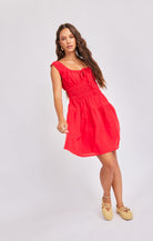 Sage The Label Ariel Smocked Mini Dress-mini dress-Sage The Label-Deja Nu Boutique, Women's Fashion Boutique in Lampasas, Texas