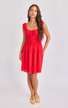 Sage The Label Ariel Smocked Mini Dress-mini dress-Sage The Label-Deja Nu Boutique, Women's Fashion Boutique in Lampasas, Texas