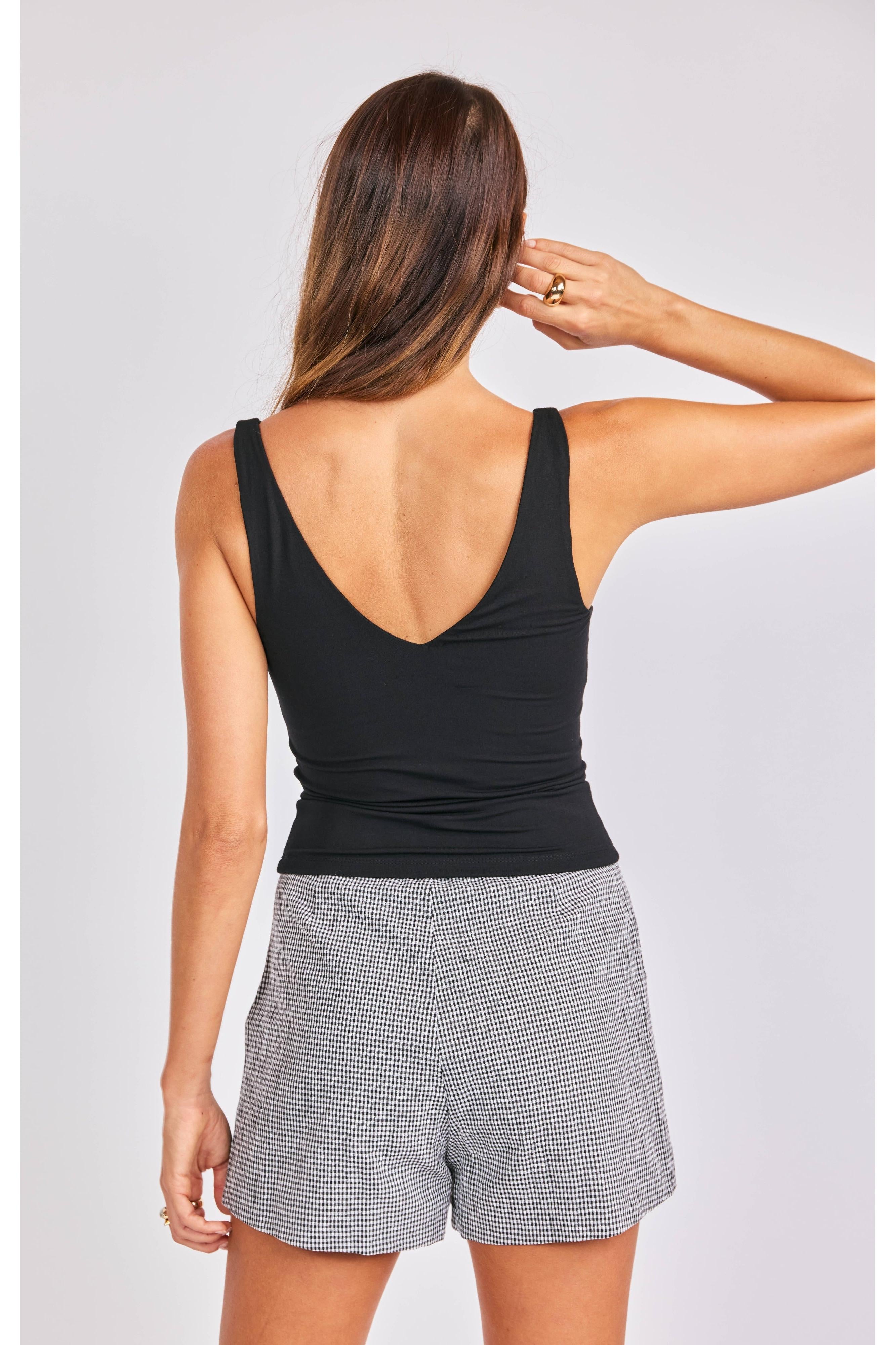 Sage the Label Skipper Knit Tank – Black-Camis/Tanks-Sage The Label-Deja Nu Boutique, Women's Fashion Boutique in Lampasas, Texas
