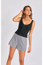 Sage the Label Skipper Knit Tank – Black-Camis/Tanks-Sage The Label-Deja Nu Boutique, Women's Fashion Boutique in Lampasas, Texas