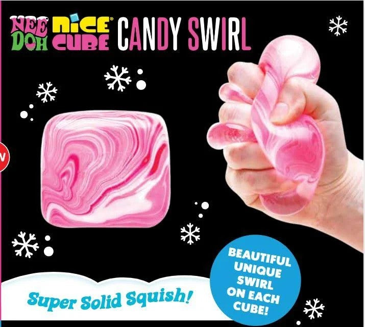 Schylling NeeDoh Candy Swirl Nice Cube-Fidget & Sensory Toys-NeeDoh-Deja Nu Boutique, Women's Fashion Boutique in Lampasas, Texas