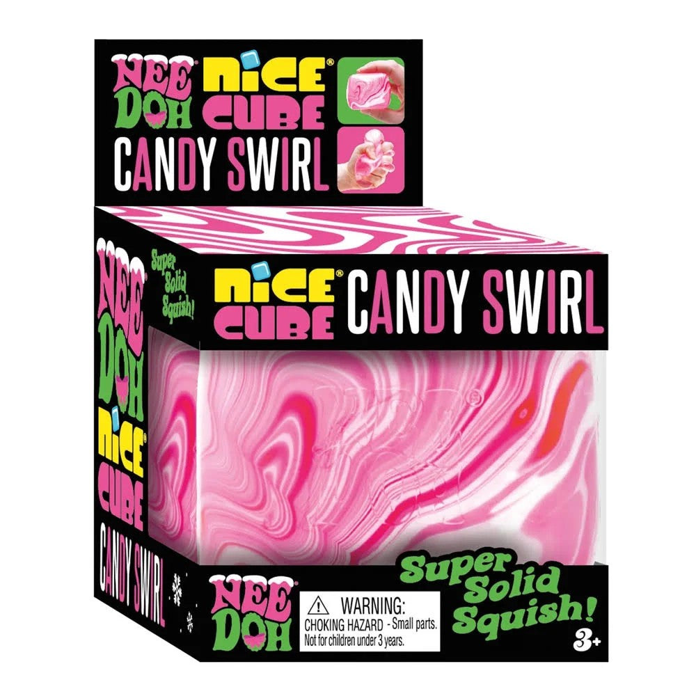 Schylling NeeDoh Candy Swirl Nice Cube-Fidget & Sensory Toys-NeeDoh-Deja Nu Boutique, Women's Fashion Boutique in Lampasas, Texas
