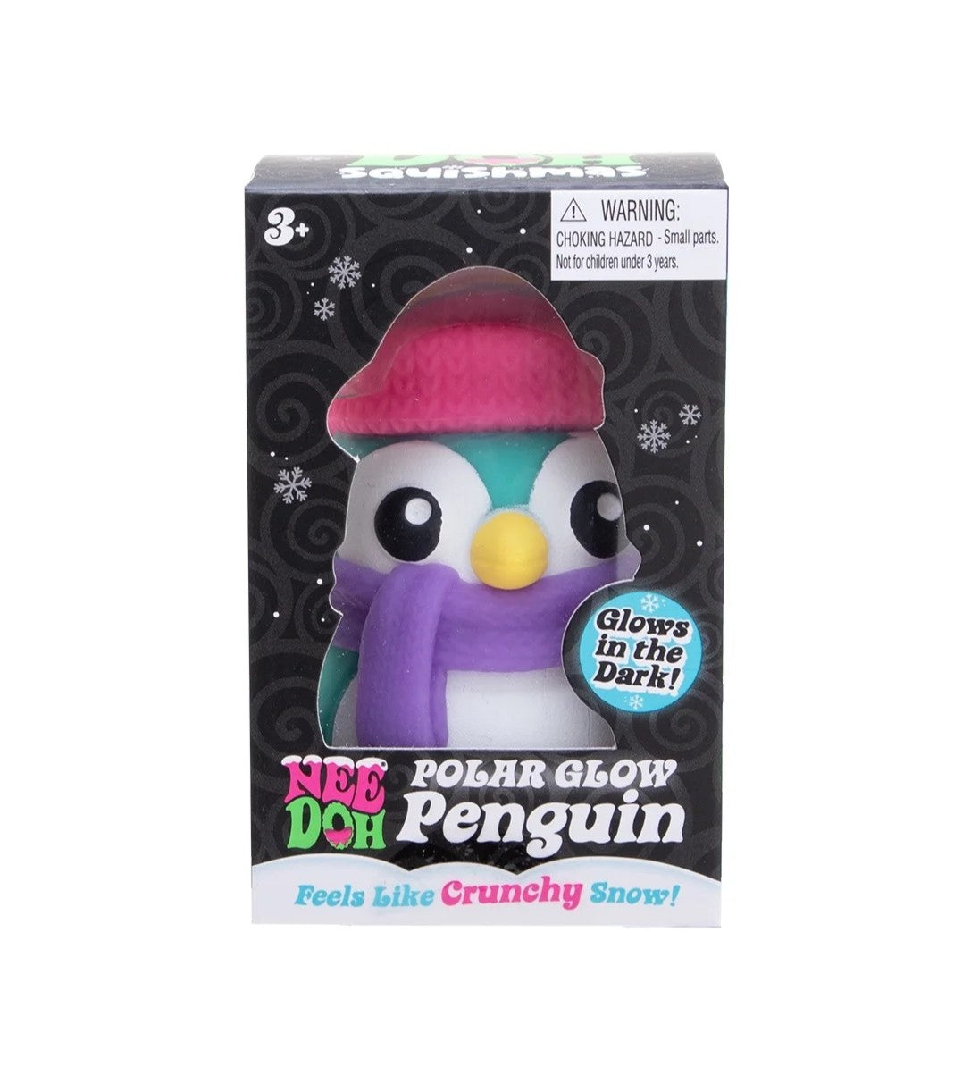 Schylling NeeDoh® Polar Glow Penguin-Fidget & Sensory Toys-NeeDoh-Deja Nu Boutique, Women's Fashion Boutique in Lampasas, Texas