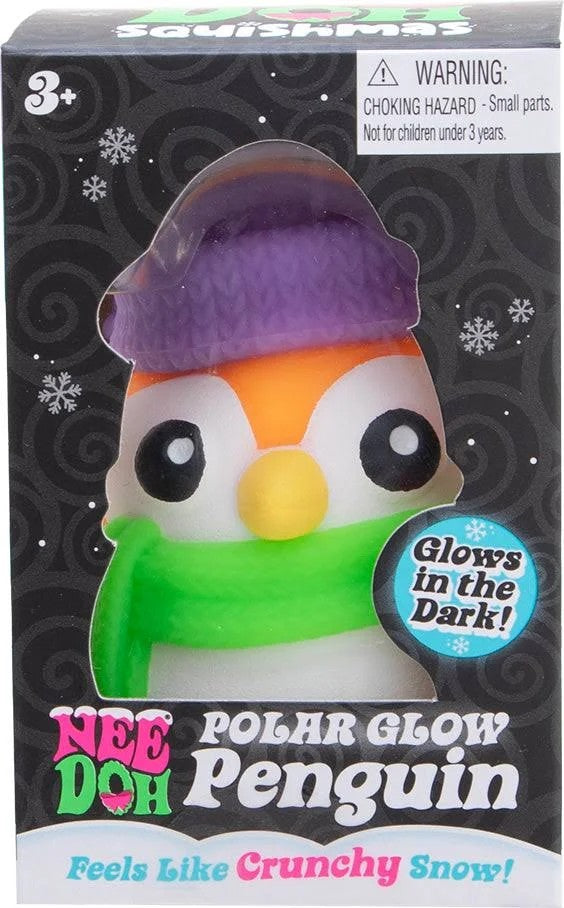 Schylling NeeDoh® Polar Glow Penguin-Fidget & Sensory Toys-NeeDoh-Deja Nu Boutique, Women's Fashion Boutique in Lampasas, Texas