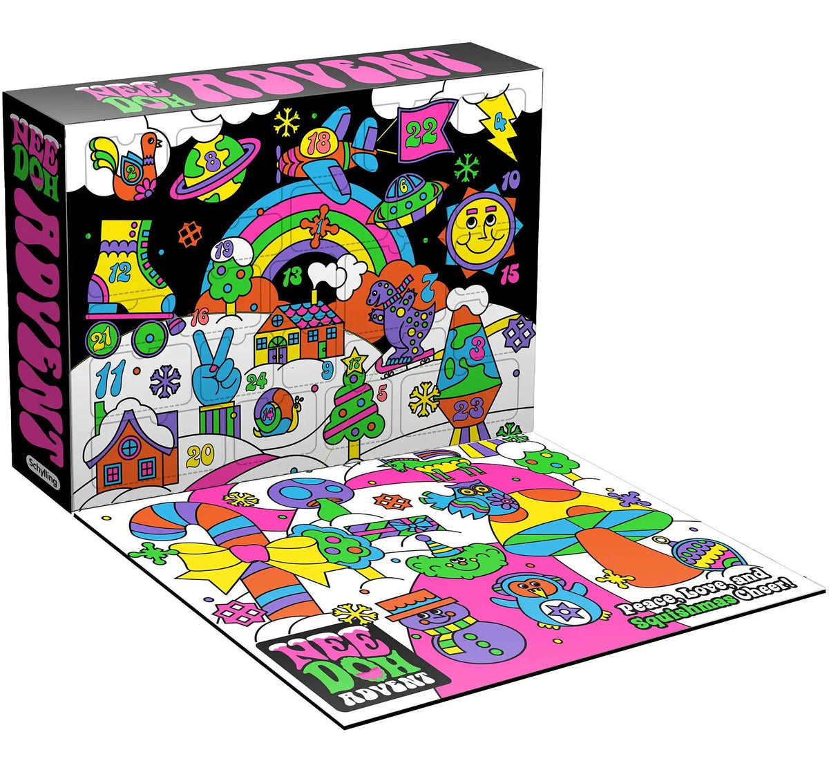 Schylling NeeDoh Squishmas 2026 Advent Calendar-Fidget & Sensory Toys-NeeDoh-Deja Nu Boutique, Women's Fashion Boutique in Lampasas, Texas