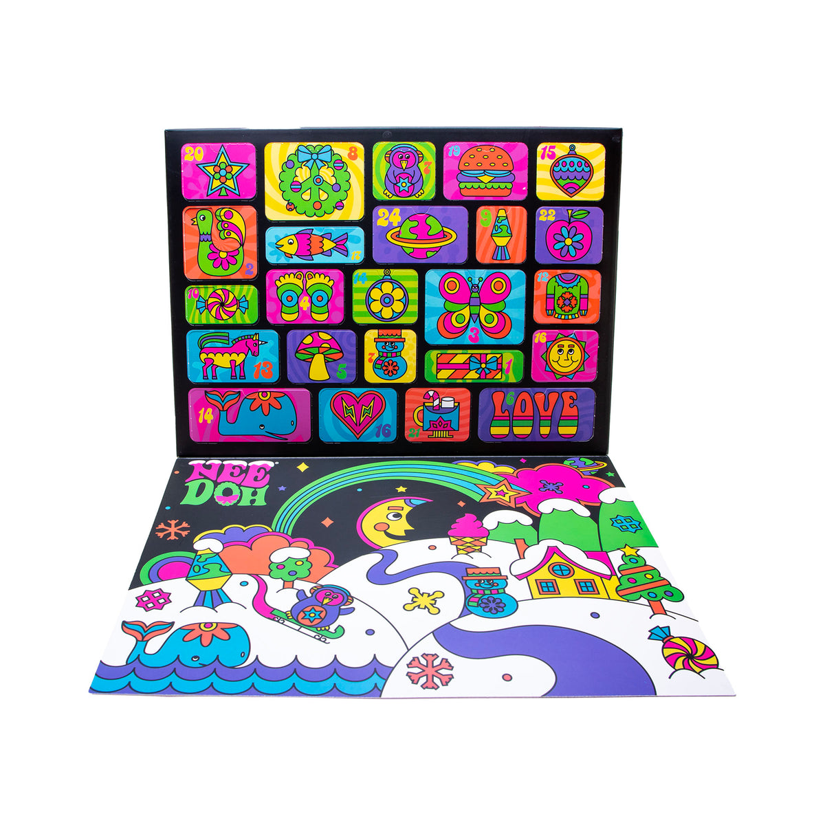 Schylling NeeDoh Squishmas 2026 Advent Calendar-Fidget & Sensory Toys-NeeDoh-Deja Nu Boutique, Women's Fashion Boutique in Lampasas, Texas