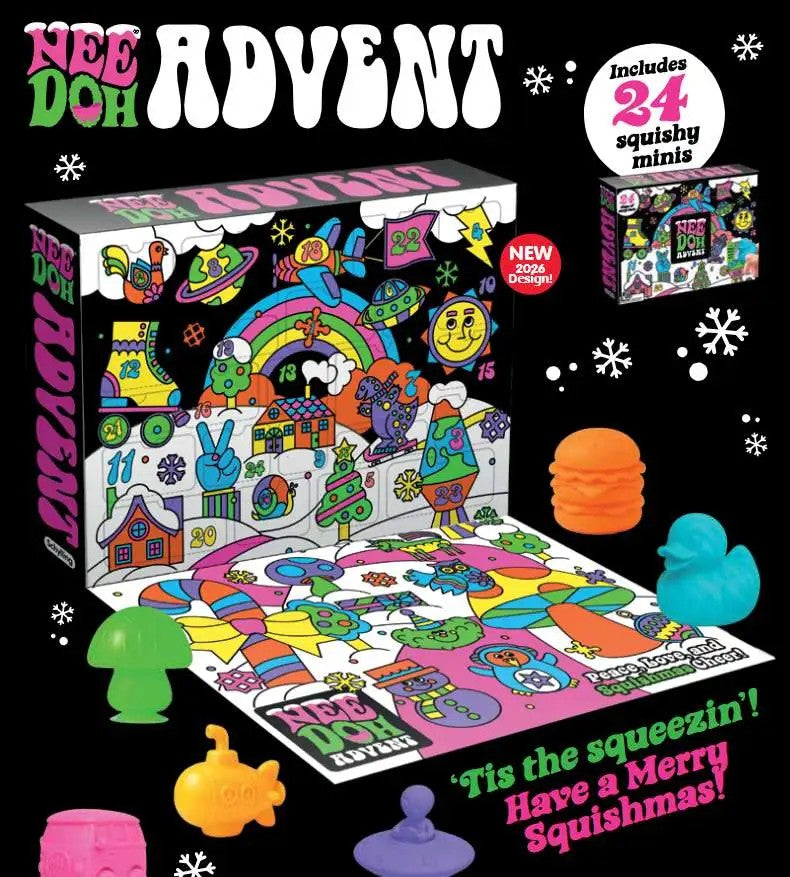 Schylling NeeDoh Squishmas 2026 Advent Calendar-Fidget & Sensory Toys-NeeDoh-Deja Nu Boutique, Women's Fashion Boutique in Lampasas, Texas