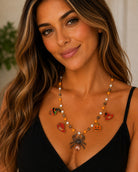Trick or Treat Halloween Charm Necklace-Necklace-Deja Nu-Deja Nu Boutique, Women's Fashion Boutique in Lampasas, Texas