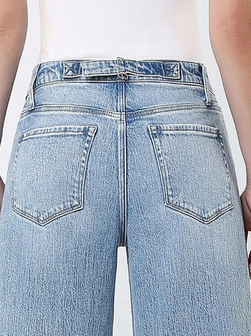 Vervet by Flying Monkey High Rise Extreme Wide Leg Jeans in April’s Daydream-Jeans-Vervet by Flying Monkey-Deja Nu Boutique, Women's Fashion Boutique in Lampasas, Texas